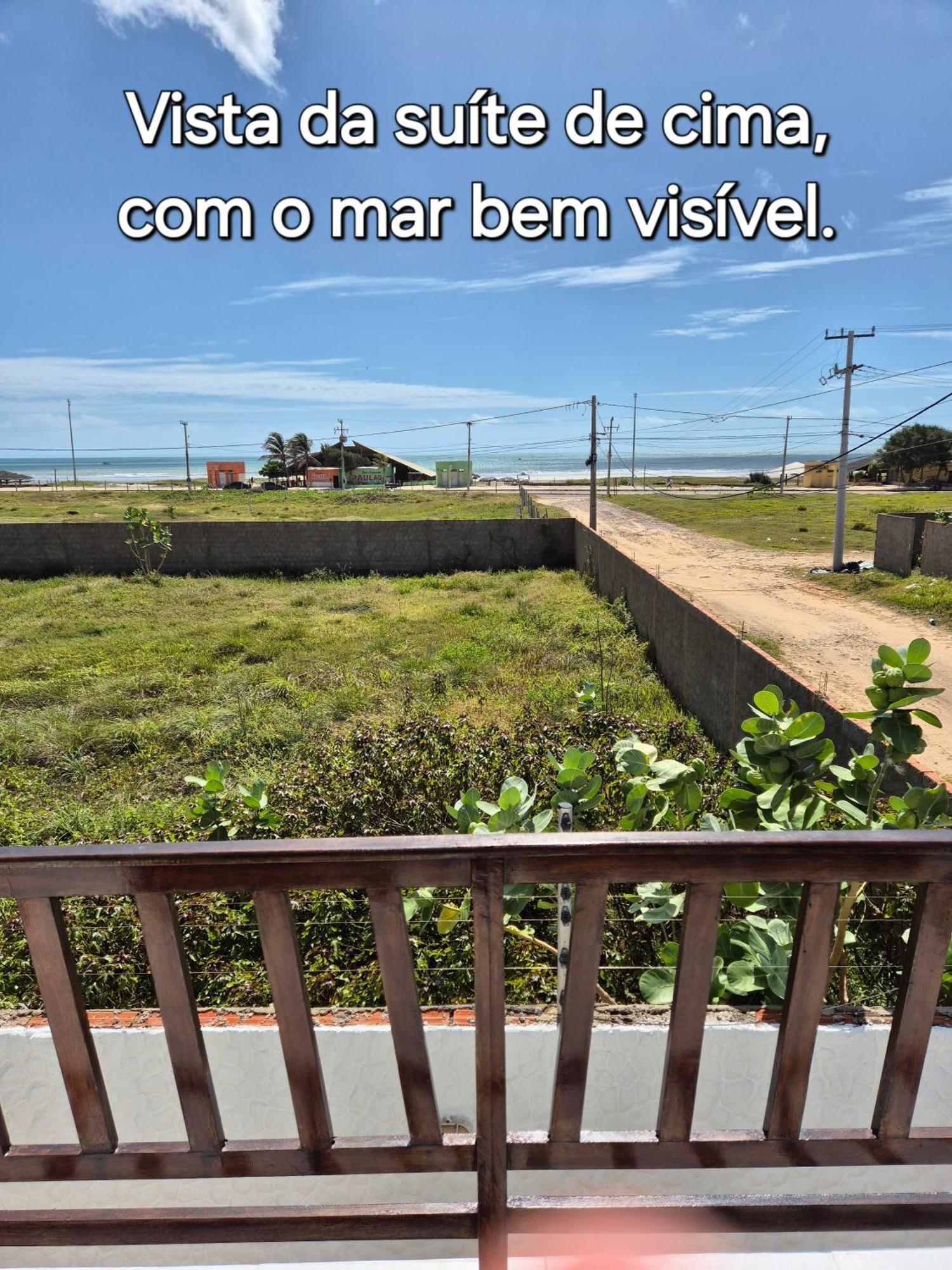 Casa Na Praia Com Vista Para O Mar Luis Correia Exterior foto